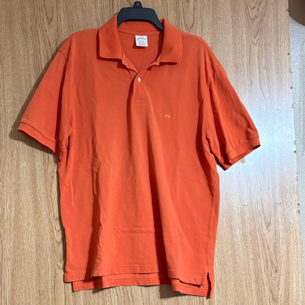 Brooks Brothers Vibrant Orange Polo Shirt